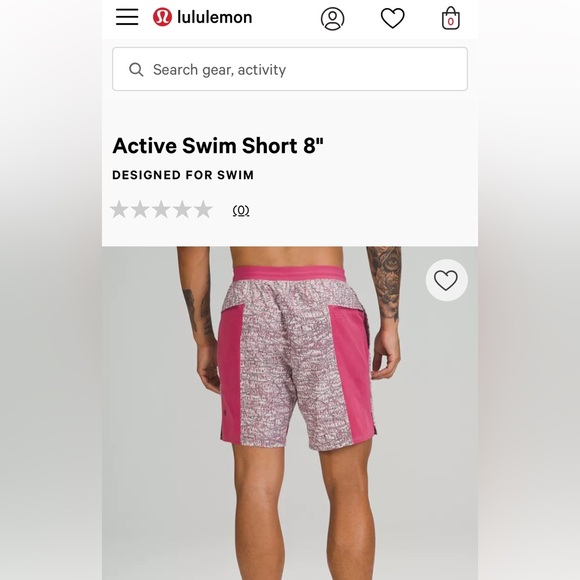 Lululemon Active Swim Short 8” - Picture 6 of 8